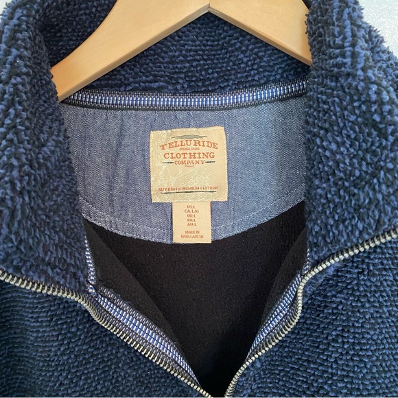 Men’s Quarter Zip Sweater - Picture 2 of 3